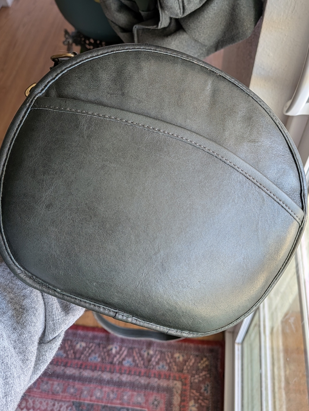 Vintage Coach Chester 9901 Crossbody Bag - GREEN 🍏 - Picture 8 of 9